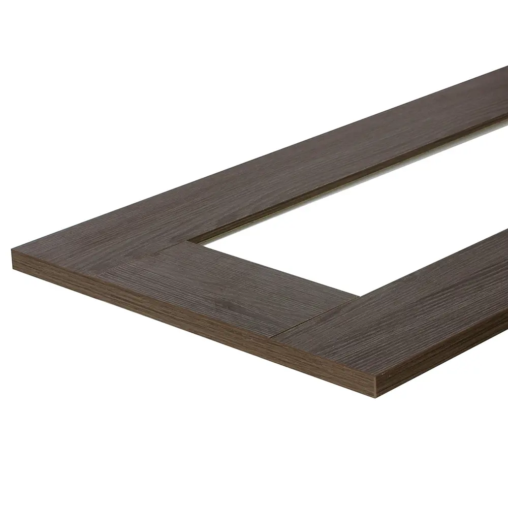 Фото 2 Витрина для шкафа Delinia «Фрейм тёмный» 60x35 см, ЛДСП, цвет коричневый