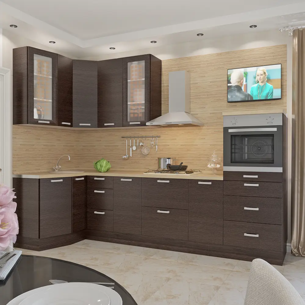 Фото 3 Дверь для ящика под духовку Delinia «Шоколад» 60x10 см, МДФ, цвет коричневый Фото 3 Дверь для ящика под духовку Delinia «Шоколад» 60x10 см, МДФ, цвет коричневый