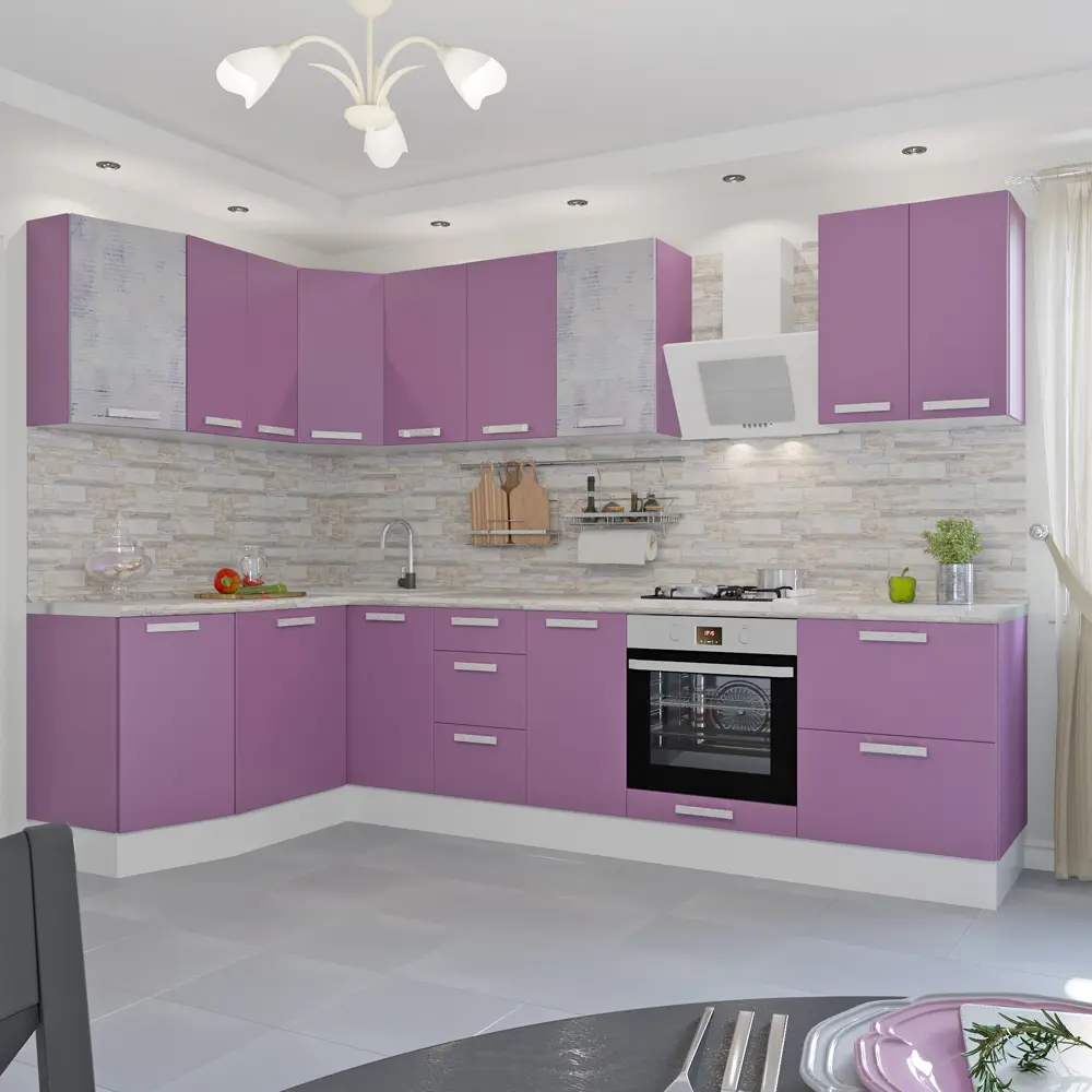 Фото 3 Дверь для шкафа Delinia «Слива» 80x35 см, МДФ, цвет сиреневый Фото 3 Дверь для шкафа Delinia «Слива» 80x35 см, МДФ, цвет сиреневый