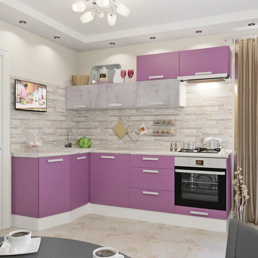 Фото 3 Дверь для шкафа Delinia «Слива» 45x70 см, МДФ, цвет сиреневый Фото 3 Дверь для шкафа Delinia «Слива» 45x70 см, МДФ, цвет сиреневый