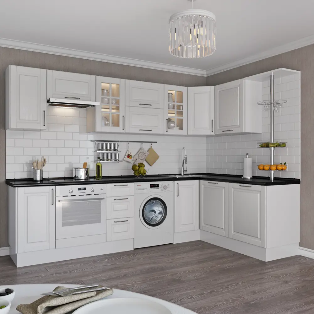 Фото 3 Дверь для шкафа Delinia «Леда белая» 33x92 см, МДФ, цвет белый Фото 3 Дверь для шкафа Delinia «Леда белая» 33x92 см, МДФ, цвет белый