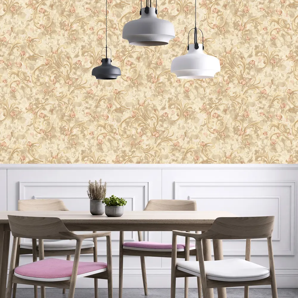 Фото 3 Обои флизелиновые Euro Decor Rosalina бежевые 1.06 м 1159-01 Фото 3 Обои флизелиновые Euro Decor Rosalina бежевые 1.06 м 1159-01