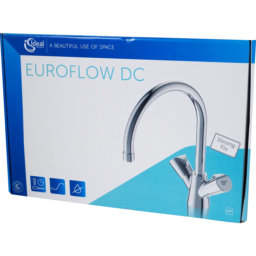 Фото 8 Смеситель для кухни Ideal Standard Euroflow, цвет хром Фото 8 Смеситель для кухни Ideal Standard Euroflow, цвет хром