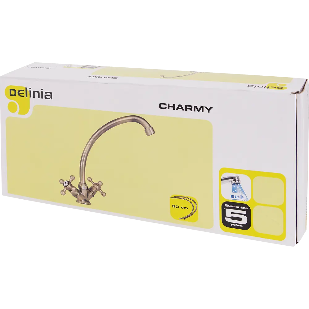 Фото 6 Смеситель для кухни Delinia Charmy, цвет бронза Фото 6 Смеситель для кухни Delinia Charmy, цвет бронза