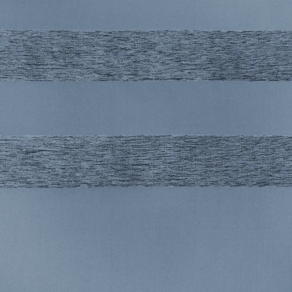 Фото 2 Штора на ленте «Киров», 140х260 см, цвет голубой