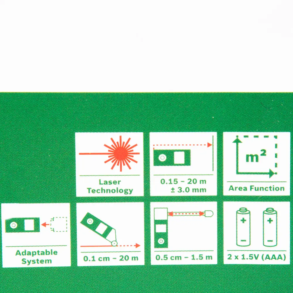 Фото 5 Дальномер лазерный Bosch Zamo III Set 0603672701, до 20 м Фото 5 Дальномер лазерный Bosch Zamo III Set 0603672701, до 20 м