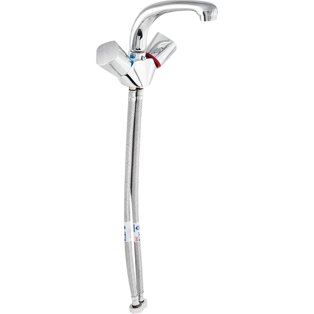Фото 2 Смеситель для раковины Vidima Modern BA316AA двухвентильный цвет хром Фото 2 Смеситель для раковины Vidima Modern BA316AA двухвентильный цвет хром