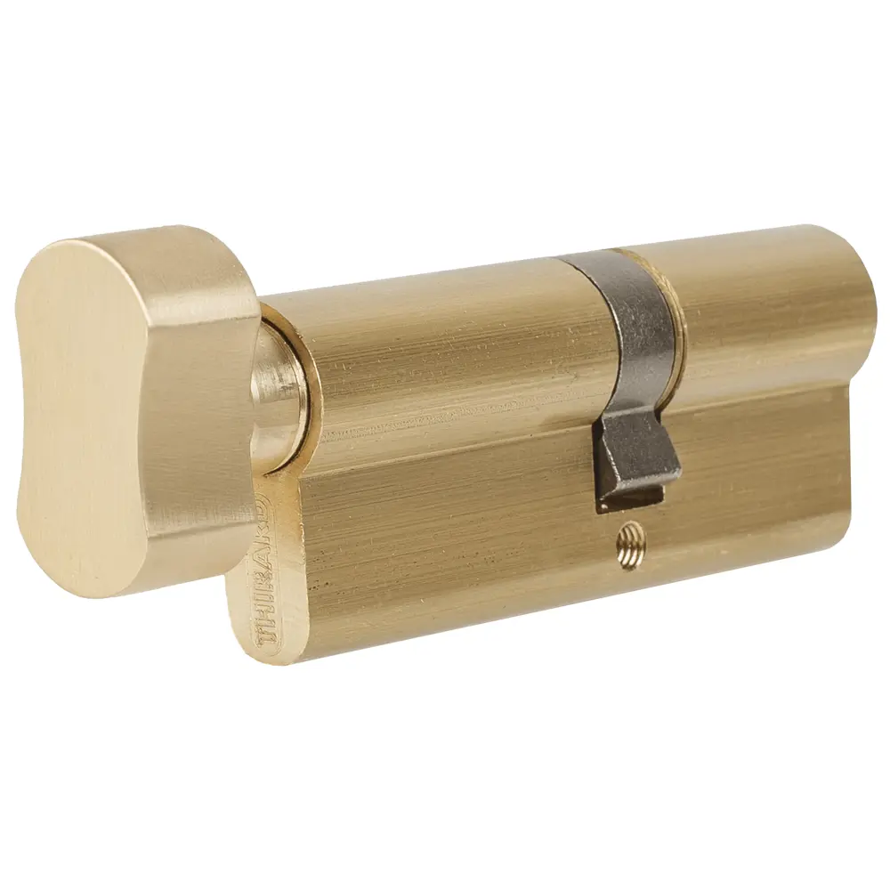 Фото Цилиндр Knob Transit 6P, 30x50 мм, 4 ключа, цвет латунь, цвет латунь Фото Цилиндр Knob Transit 6P, 30x50 мм, 4 ключа, цвет латунь, цвет латунь