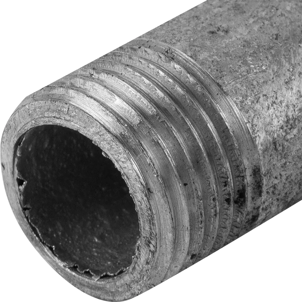 Фото 2 Бочонок 1/2"x1/2" 45 мм НР оцинкованная сталь 027-4178 Фото 2 Бочонок 1/2"x1/2" 45 мм НР оцинкованная сталь 027-4178