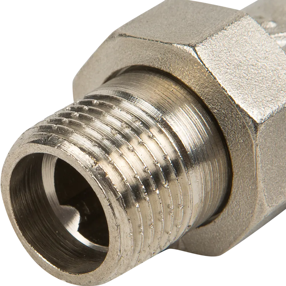 Фото 2 Сгон угловой Valtec, американка, внутренняя-наружная резьба, 1/2", никелированная латунь Фото 2 Сгон угловой Valtec, американка, внутренняя-наружная резьба, 1/2", никелированная латунь