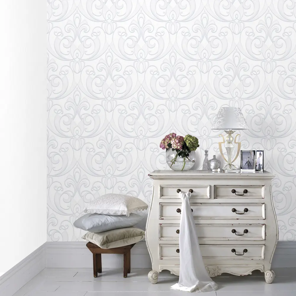 Фото 3 Обои флизелиновые Erismann Elegance белые 1.06 м 3633-2 Фото 3 Обои флизелиновые Erismann Elegance белые 1.06 м 3633-2
