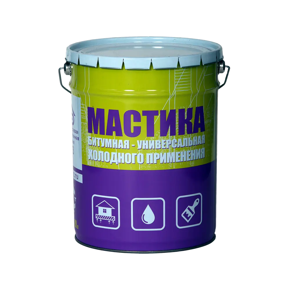 Фото Мастика битумная-универсальная 20 л Фото Мастика битумная-универсальная 20 л