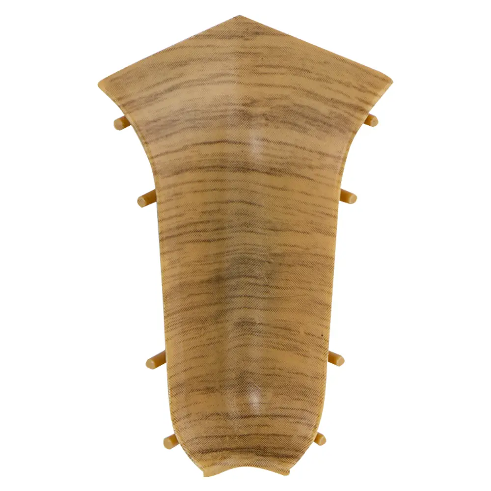 Фото Угол для плинтуса внутренний BOLES B001 «Дуб оливковый» 58 мм 2 шт.