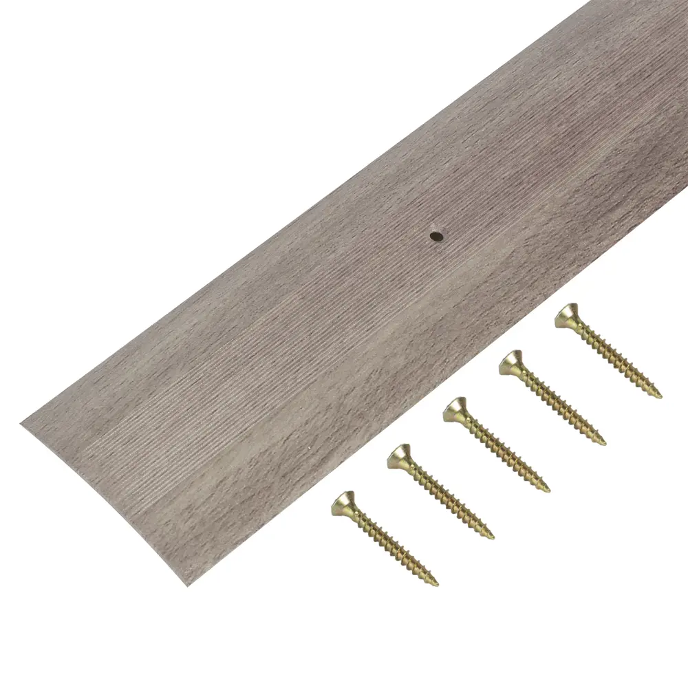 Фото Порог одноуровневый (стык), дуб серый, 0,9 метра Фото Порог одноуровневый (стык), дуб серый, 0,9 метра