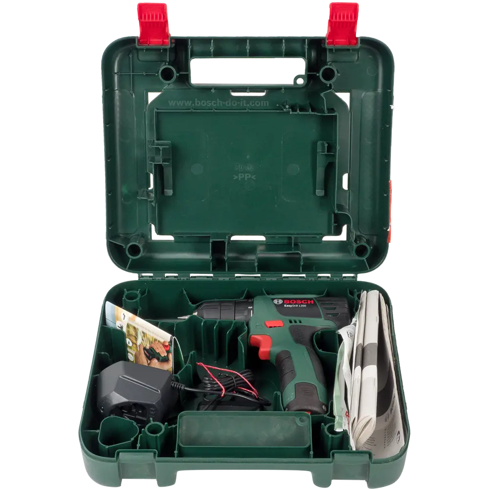 Фото 5 Шуруповерт аккумуляторный Bosch EasyDrill 1200, 06039A210A, 12 В Li-ion 1.5 Ач Фото 5 Шуруповерт аккумуляторный Bosch EasyDrill 1200, 06039A210A, 12 В Li-ion 1.5 Ач