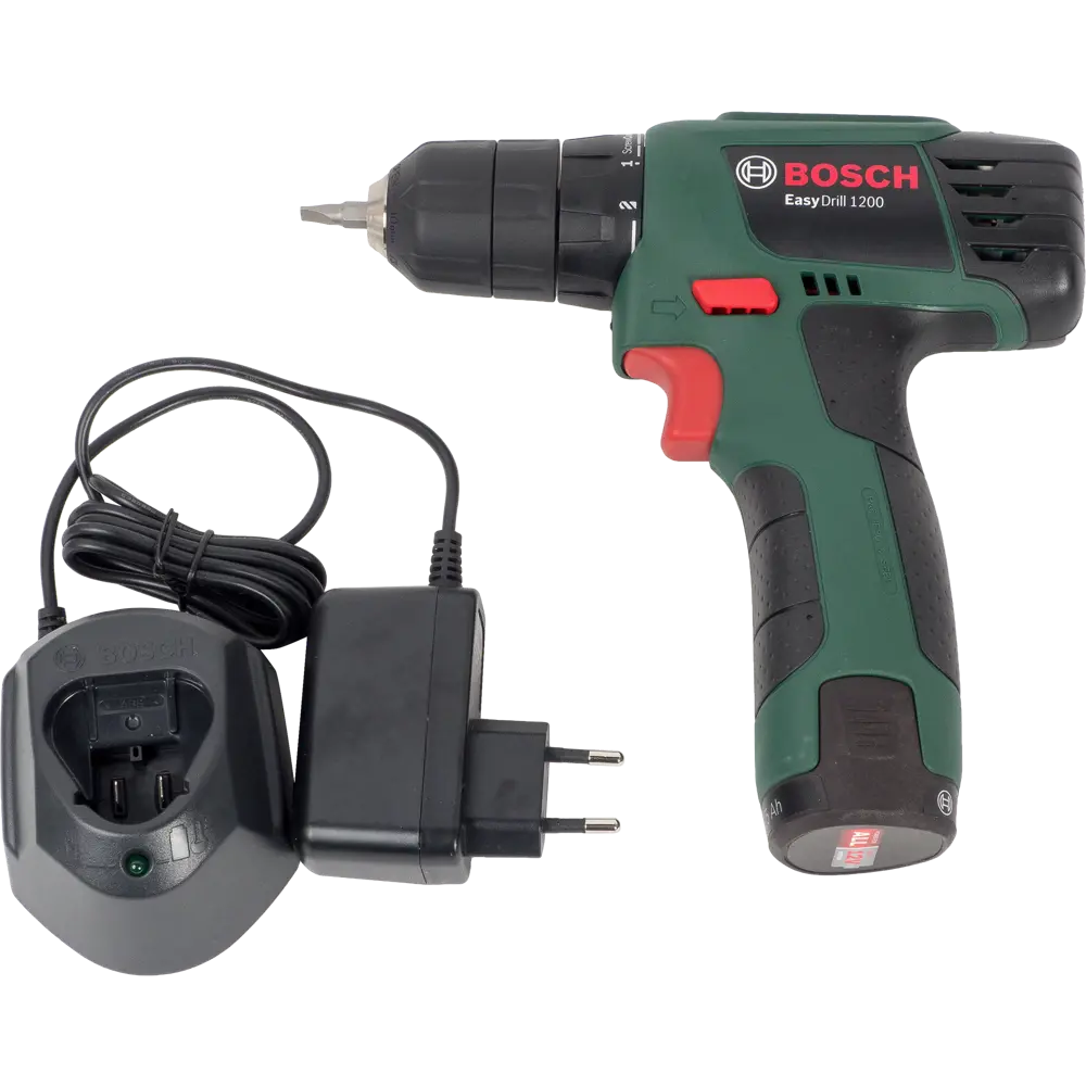 Фото 4 Шуруповерт аккумуляторный Bosch EasyDrill 1200, 06039A210A, 12 В Li-ion 1.5 Ач Фото 4 Шуруповерт аккумуляторный Bosch EasyDrill 1200, 06039A210A, 12 В Li-ion 1.5 Ач