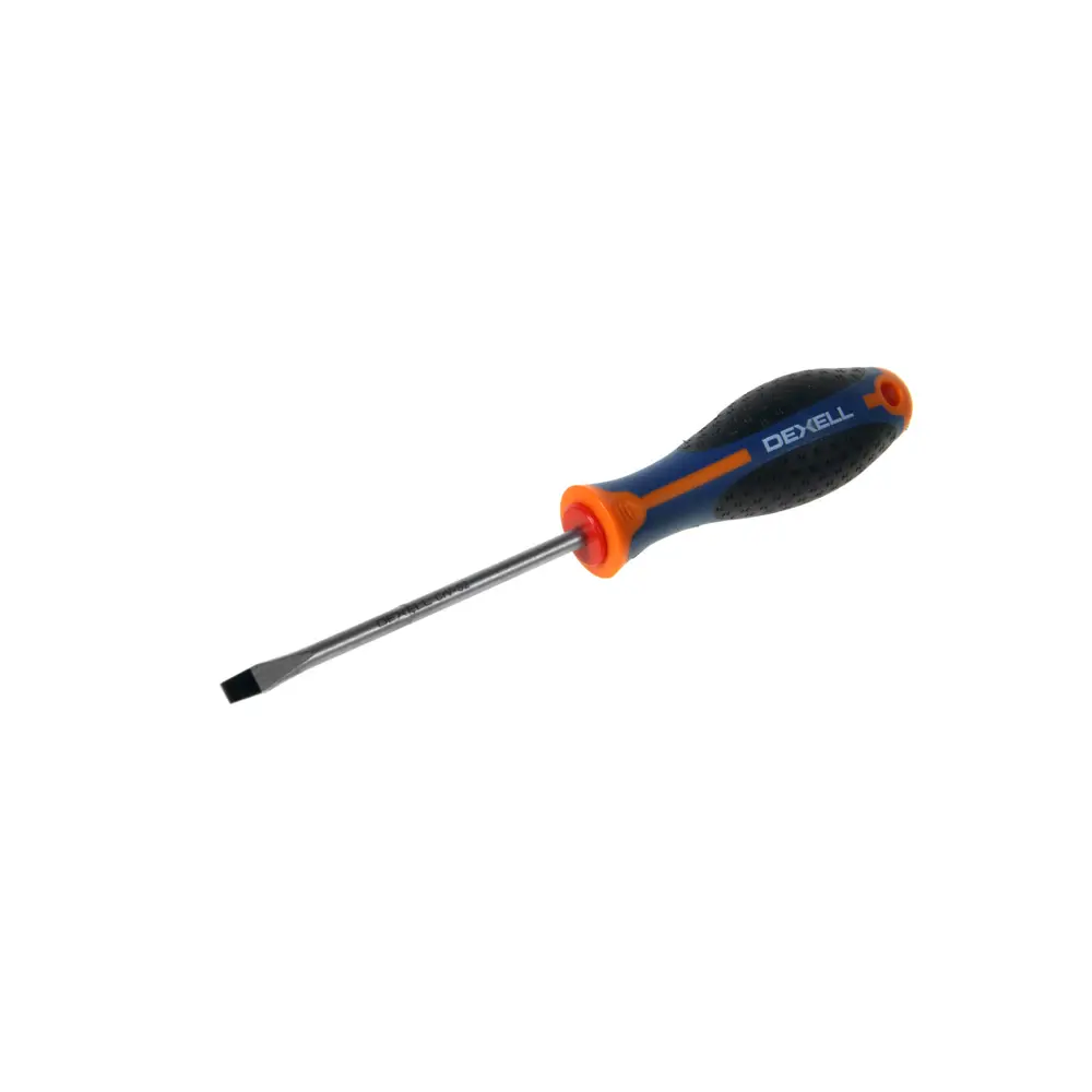 Фото Отвёртка шлицевая Dexell SL5.5х100 мм Фото Отвёртка шлицевая Dexell SL5.5х100 мм