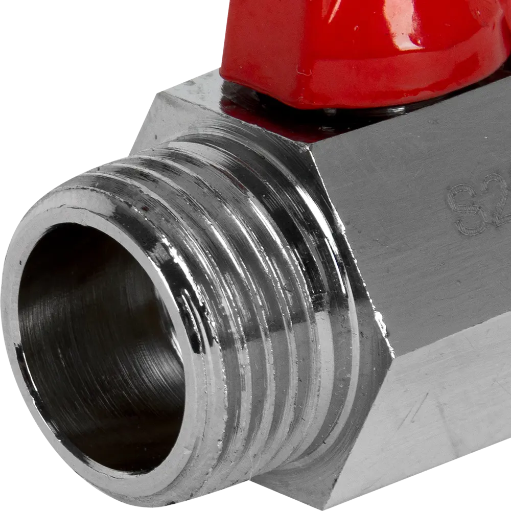 Фото 4 Кран шаровый Equation Mini 1/2" наружная-внутренняя резьба хромированный Фото 4 Кран шаровый Equation Mini 1/2" наружная-внутренняя резьба хромированный