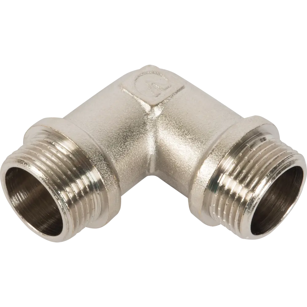 Фото Угол Valtec наружная-наружная резьба 3/4" никелированная латунь VTr.093.N.0005 Фото Угол Valtec наружная-наружная резьба 3/4" никелированная латунь VTr.093.N.0005