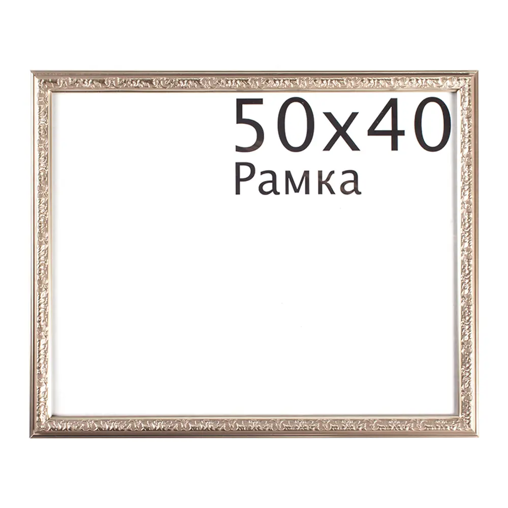 Фото Рамка Nostalgia 40х50 см пластик цвет серебро Фото Рамка Nostalgia 40х50 см пластик цвет серебро