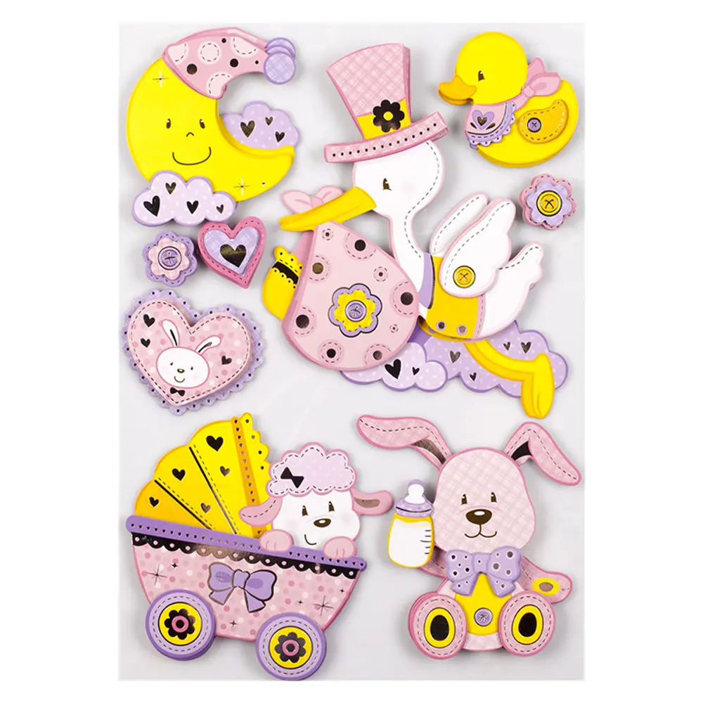 Фото Наклейка 3D «Беби» №2 СВА 3522 Фото Наклейка 3D «Беби» №2 СВА 3522