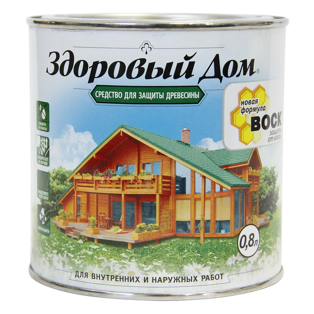 Фото Антисептик Здоровый Дом матовый тик 0.8 л Фото Антисептик Здоровый Дом матовый тик 0.8 л