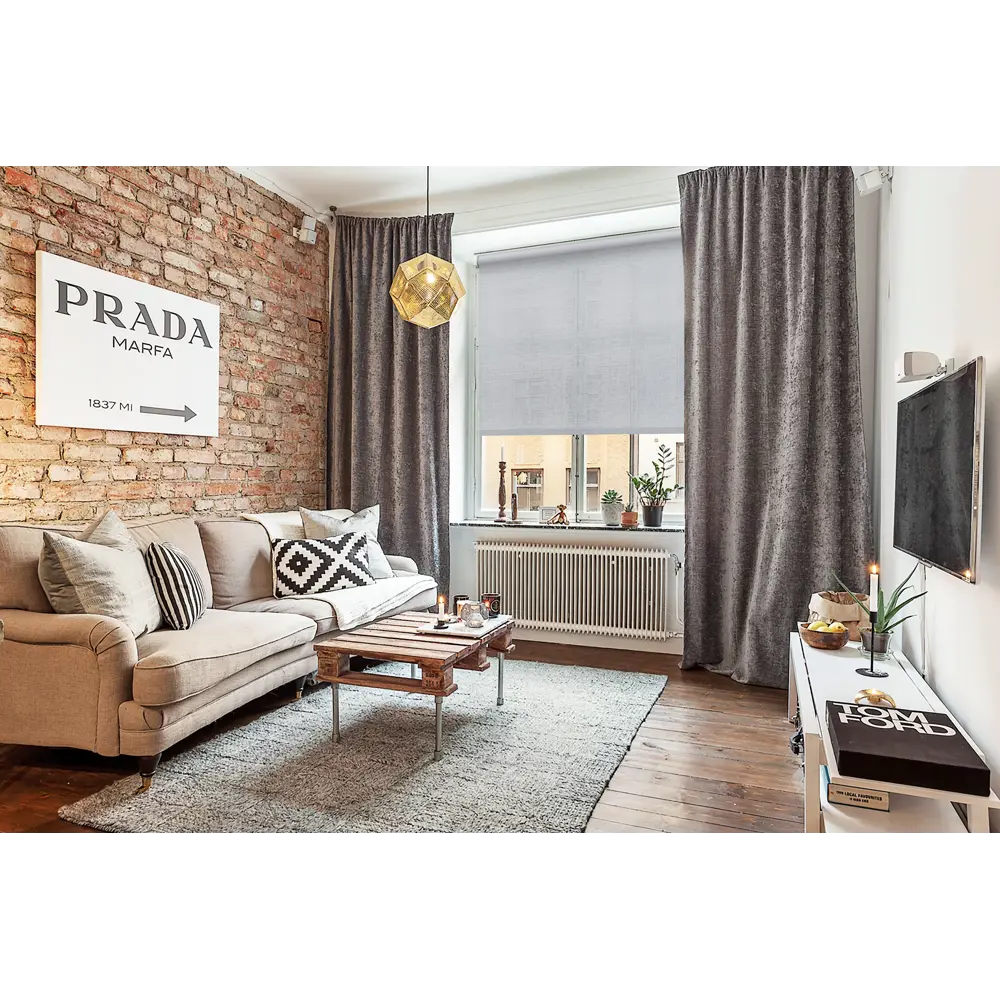 Фото 6 Штора рулонная Inspire Шантунг 55х160 см цвет серый Фото 6 Штора рулонная Inspire Шантунг 55х160 см цвет серый