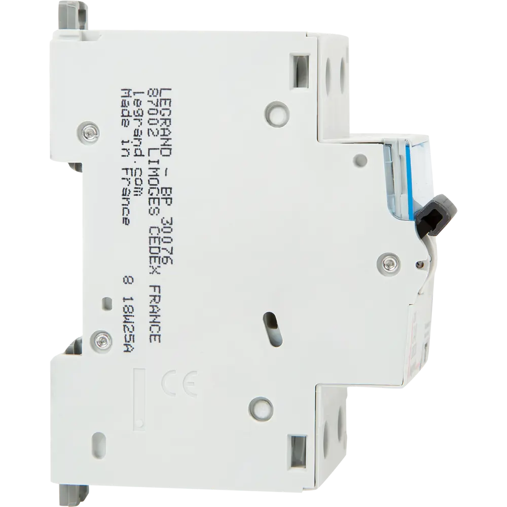 Фото 4 Автоматический выключатель дифференциального тока Legrand DX3 1P N C40 A 30 мА 6 кА AC 411006 Фото 4 Автоматический выключатель дифференциального тока Legrand DX3 1P N C40 A 30 мА 6 кА AC 411006