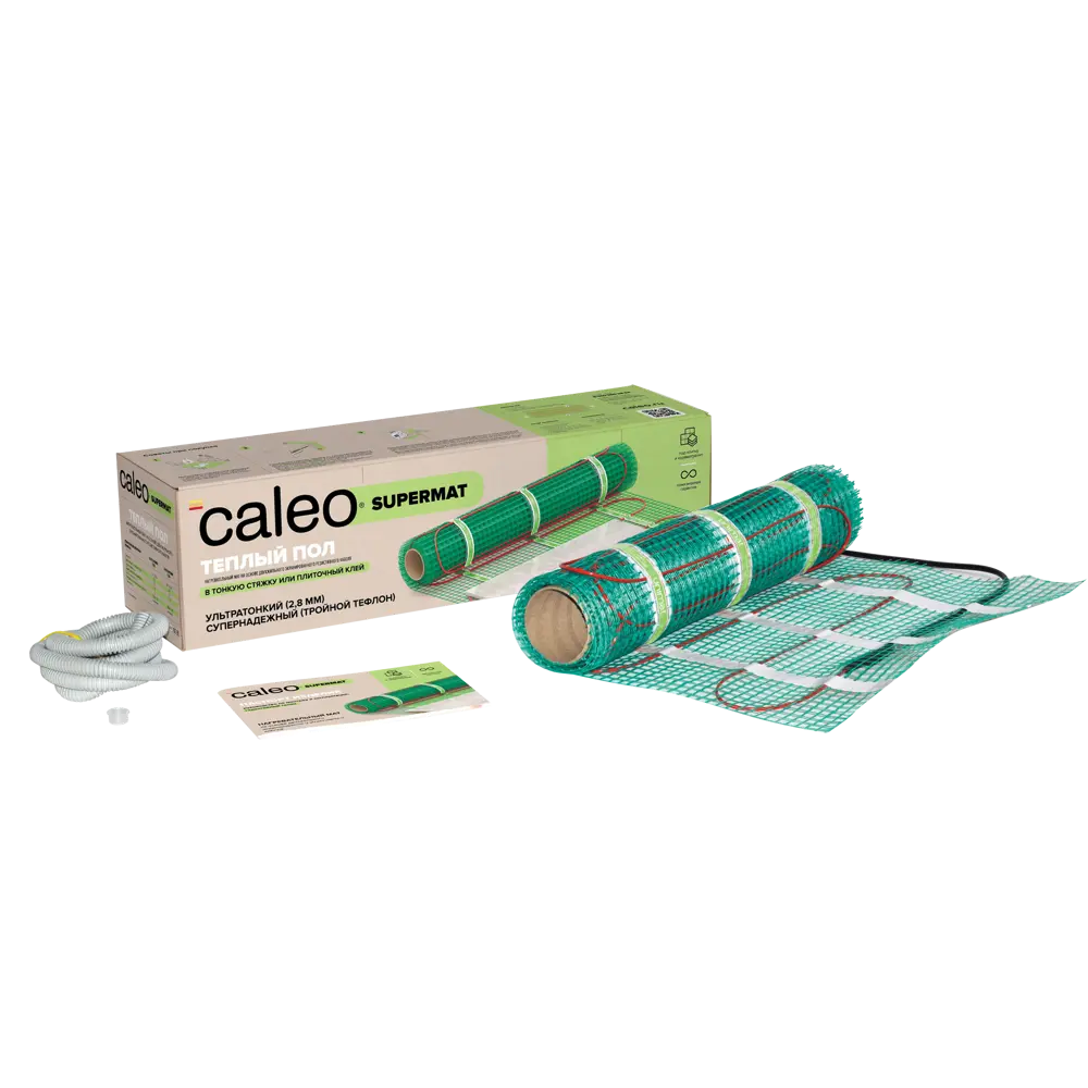Фото Нагревательный мат для теплого пола Caleo Supermat 4.2 м², 546 Вт Фото Нагревательный мат для теплого пола Caleo Supermat 4.2 м², 546 Вт
