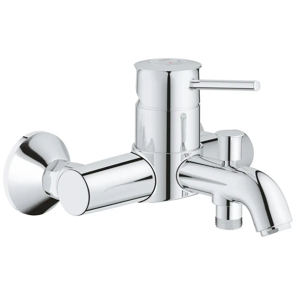 Фото 2 Смеситель для ванны Grohe BauClassic однорычажный цвет хром Фото 2 Смеситель для ванны Grohe BauClassic однорычажный цвет хром