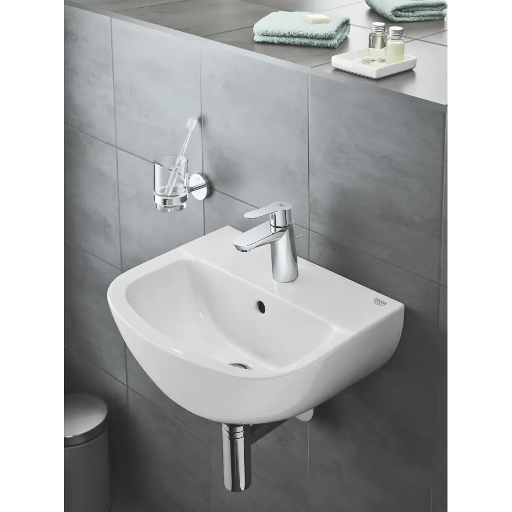 Фото 4 Смеситель для раковины Grohe Startedge однорычажный цвет хром Фото 4 Смеситель для раковины Grohe Startedge однорычажный цвет хром