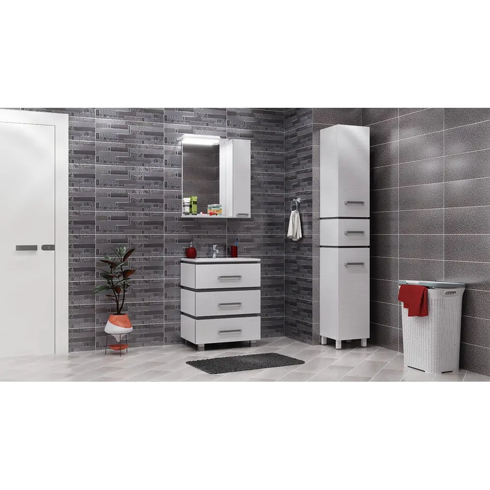 Фото 4 Плитка настенная Emigres Detroit Gris 20х60 см 1.44 м² цвет серый Фото 4 Плитка настенная Emigres Detroit Gris 20х60 см 1.44 м² цвет серый