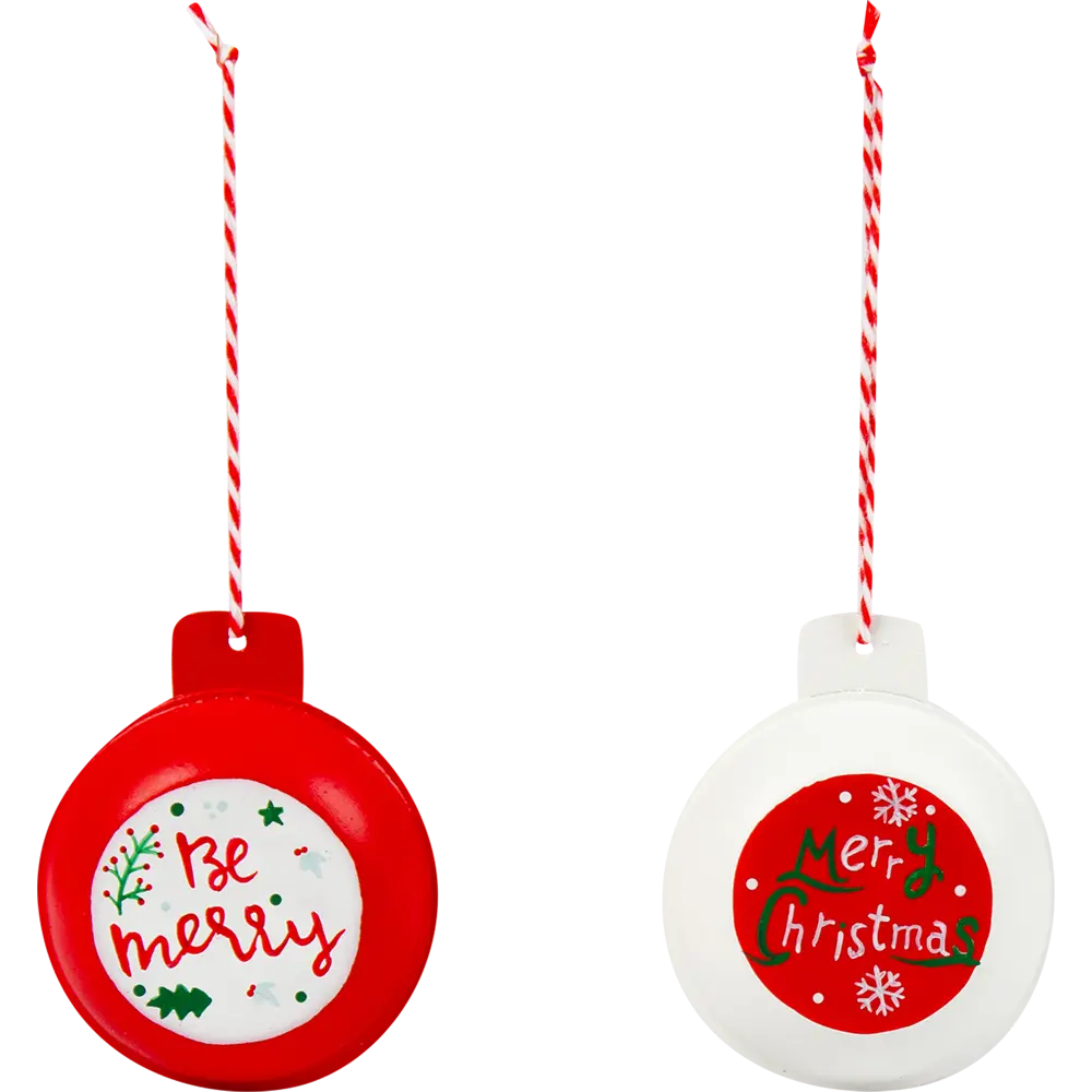 Фото Набор ёлочных украшений, металл, 2 шт. Фото Набор ёлочных украшений, металл, 2 шт.