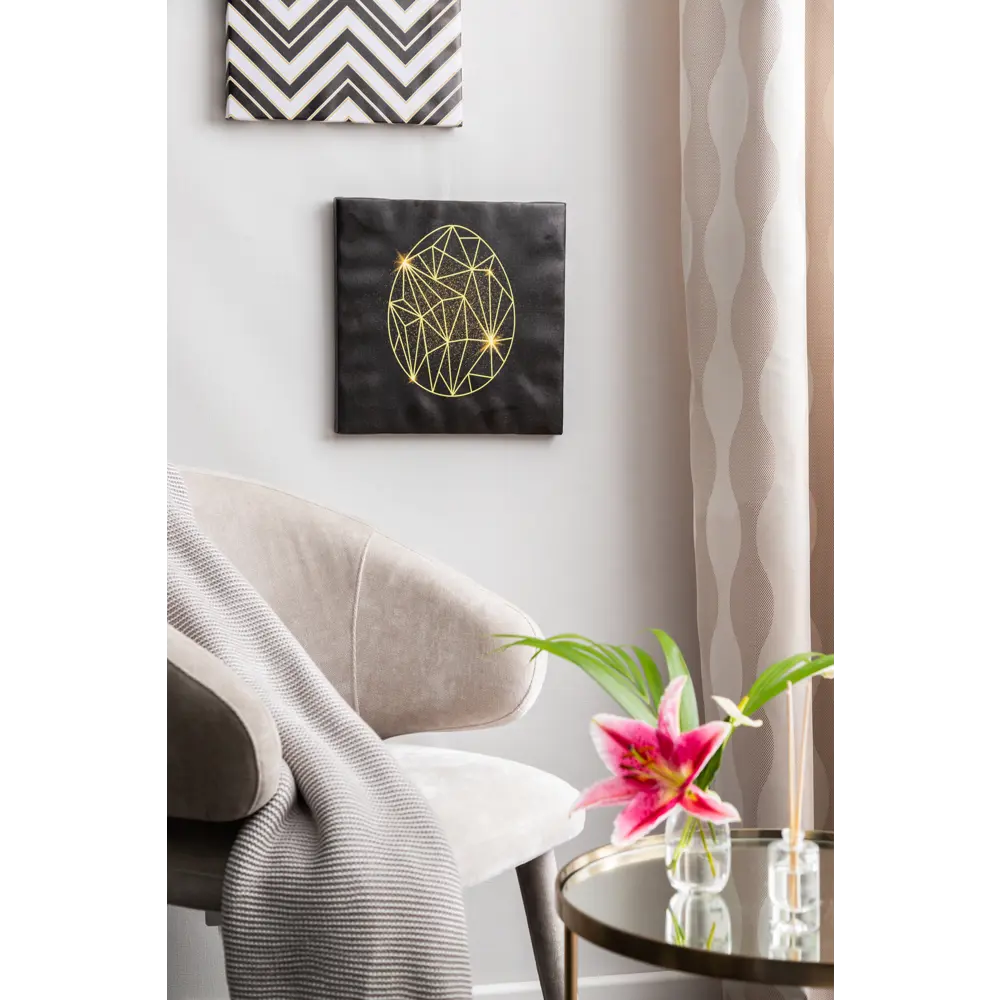 Фото 4 Картина на холсте «Light Paint» 30х30 см Фото 4 Картина на холсте «Light Paint» 30х30 см