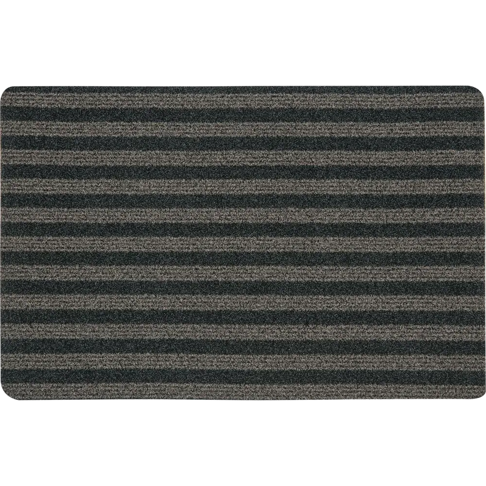 Фото Коврик Zebra 66 65x100 см полипропилен цвет чёрный/коричневый Фото Коврик Zebra 66 65x100 см полипропилен цвет чёрный/коричневый