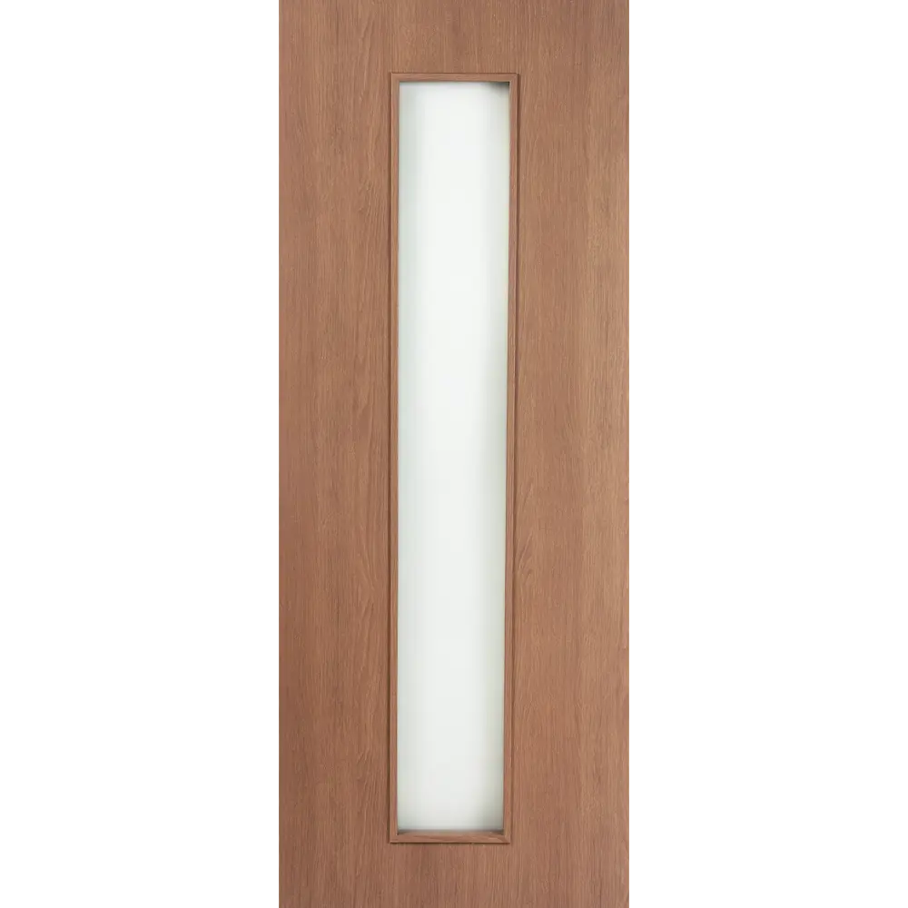 Фото 6 Дверь межкомнатная остеклённая 90x200 см ламинация цвет дуб селект