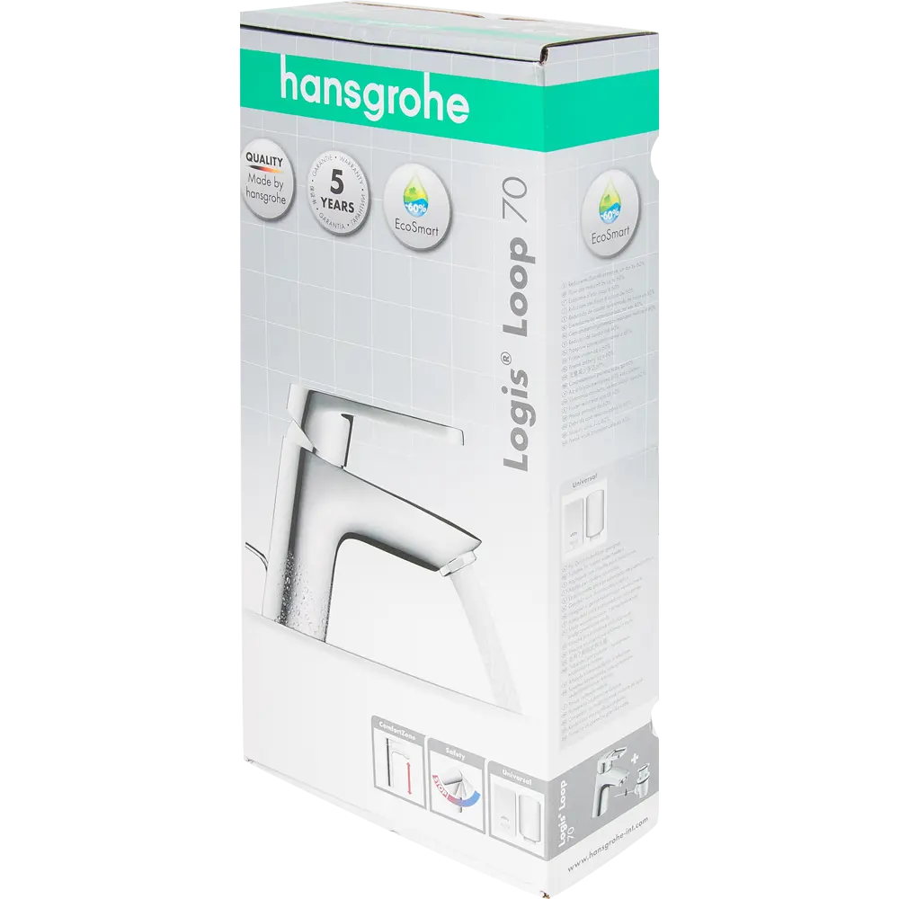 Фото 7 Смеситель для раковины Hansgrohe Logis Loop однорычажный, цвет хром Фото 7 Смеситель для раковины Hansgrohe Logis Loop однорычажный, цвет хром