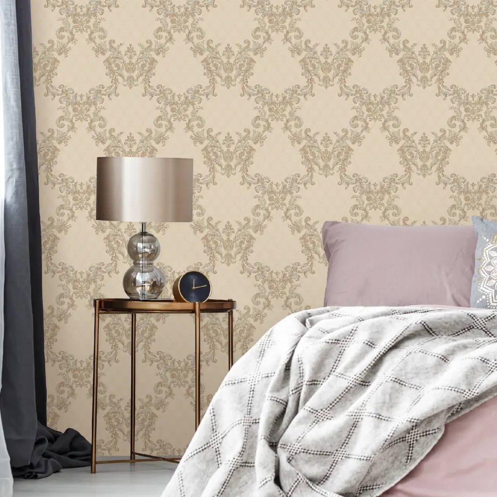 Фото 3 Обои флизелиновые Euro Decor Франсуаза бежевые 1.06 м 7023-01 Фото 3 Обои флизелиновые Euro Decor Франсуаза бежевые 1.06 м 7023-01