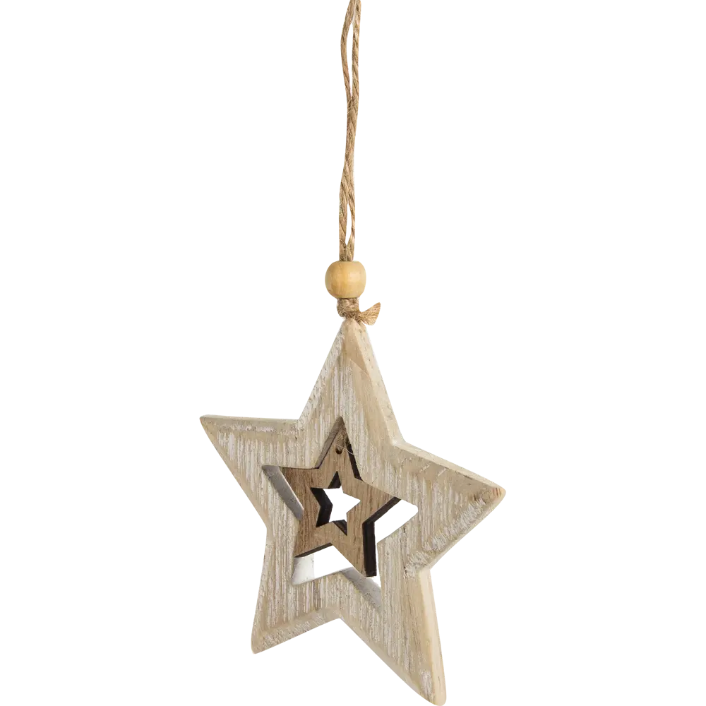 Фото Украшение ёлочное «Звёздочка», 11 см, дерево Фото Украшение ёлочное «Звёздочка», 11 см, дерево