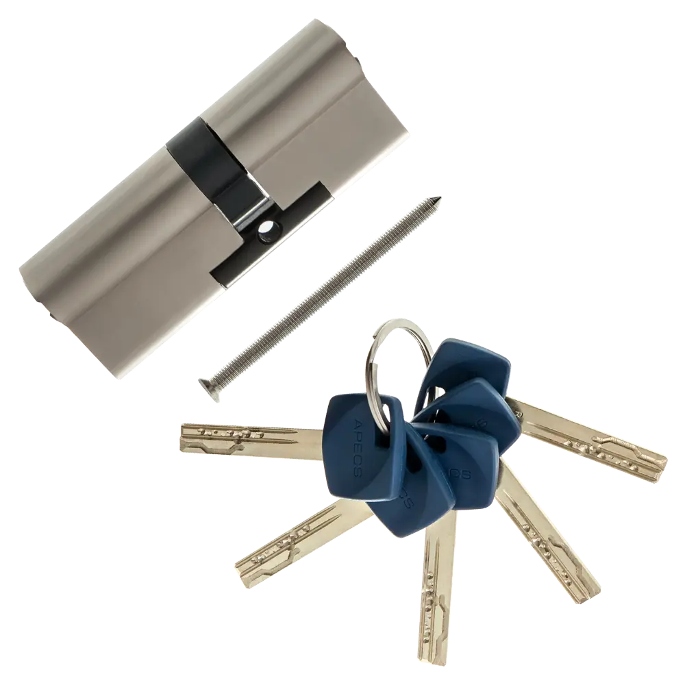 Фото 2 Цилиндр Apecs Premier XR-80(35/45)-NI, 35x45 мм, ключ/ключ, цвет никель Фото 2 Цилиндр Apecs Premier XR-80(35/45)-NI, 35x45 мм, ключ/ключ, цвет никель