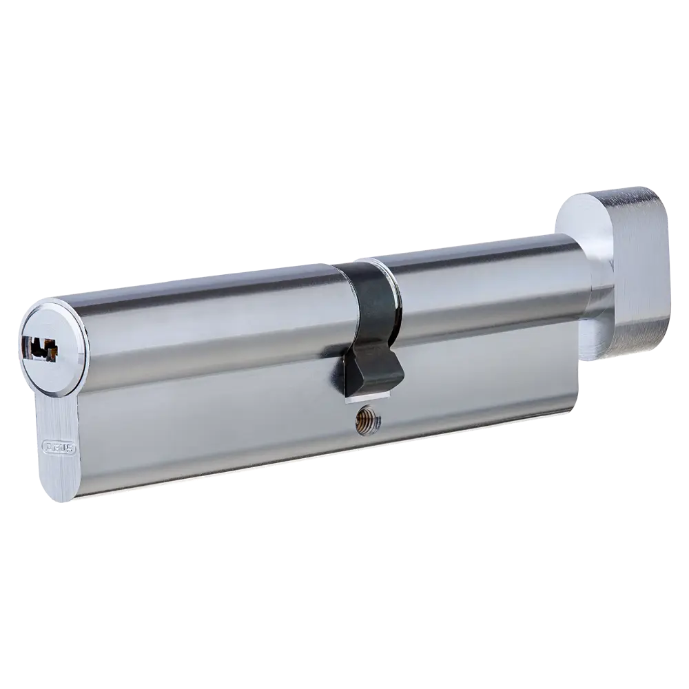 Фото Цилиндр Abus KD6N, 60x50 мм, ключ/вертушка, цвет никель Фото Цилиндр Abus KD6N, 60x50 мм, ключ/вертушка, цвет никель