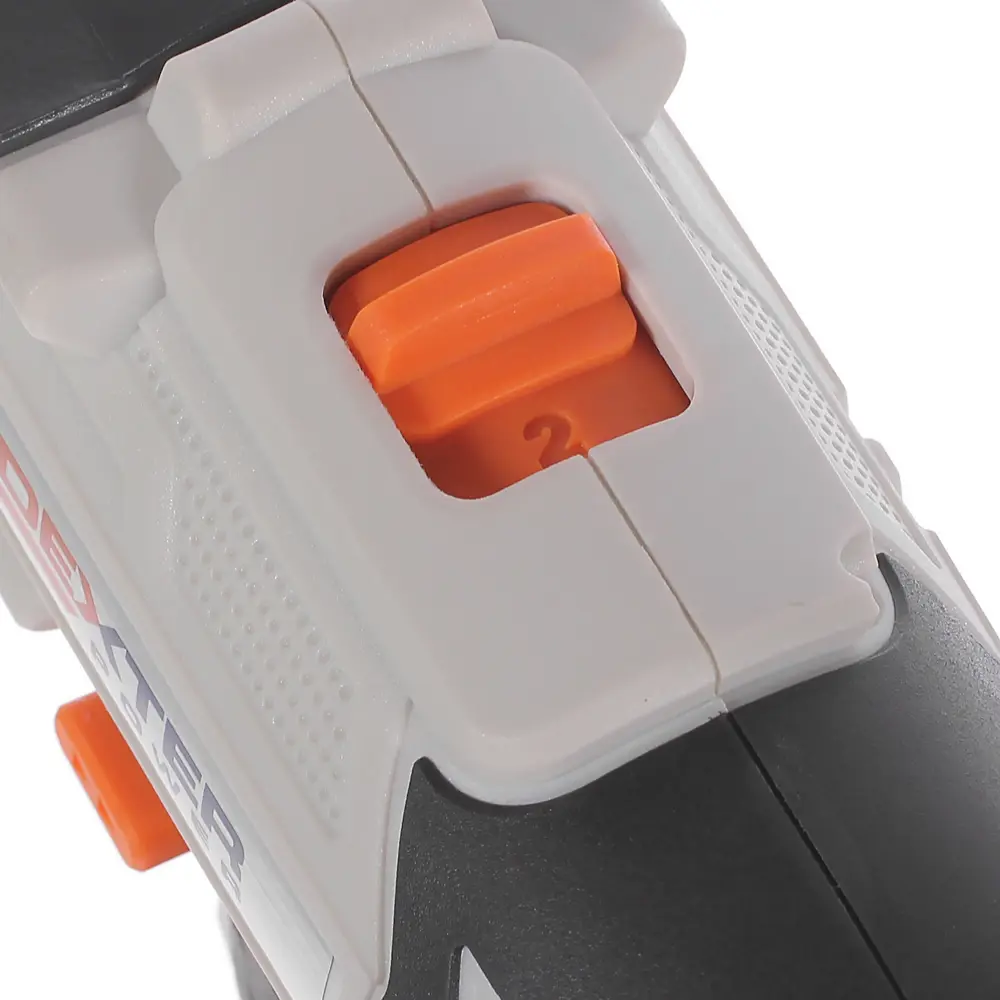 Фото 4 Дрель-шуруповерт бесщеточная ударная Dexter Power CDI218BD.2, 18 В Li-ion 2 Ач