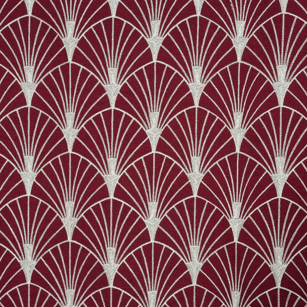 Фото 2 Штора веером на ленте Great Gatsby, 200x280 см, цвет красный Фото 2 Штора веером на ленте Great Gatsby, 200x280 см, цвет красный