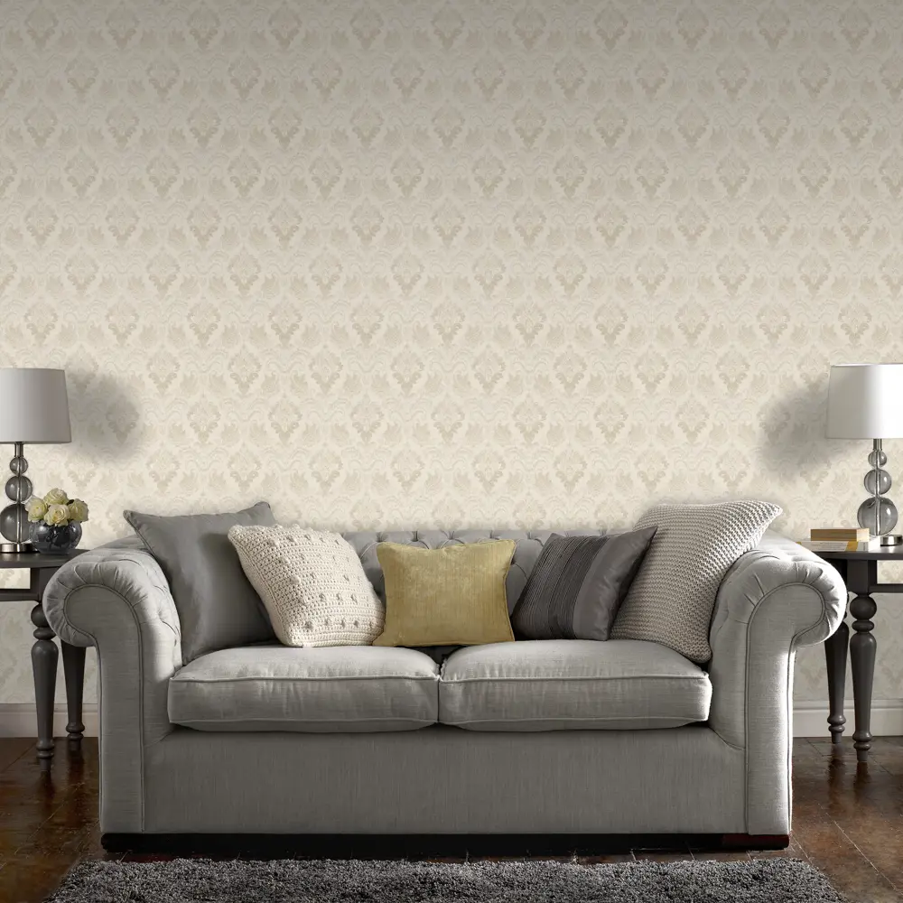 Фото 3 Обои флизелиновые Rasch Chatelaine II бежевые 1.06 м RA RA 955422