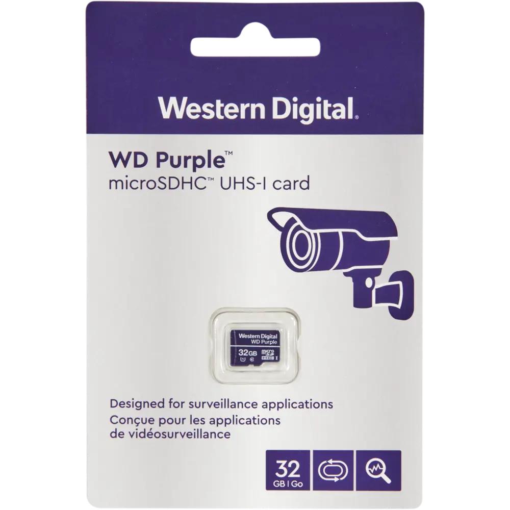 Фото 3 Карта памяти Western Digital Purple 32GB Фото 3 Карта памяти Western Digital Purple 32GB