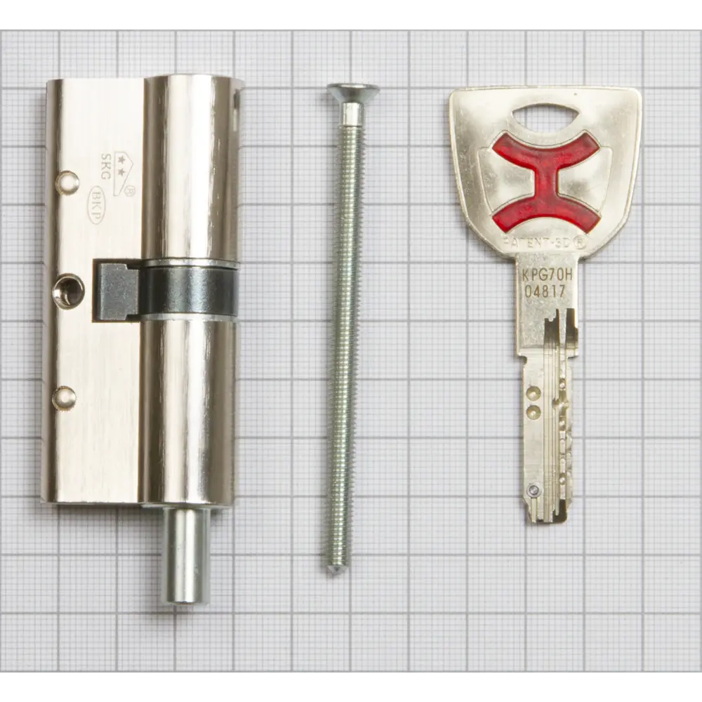 Фото 3 Цилиндр Cisa AP4S 0P3S2-13.12, 30x10x30 мм, ключ/шток, цвет никель, без вертушки Фото 3 Цилиндр Cisa AP4S 0P3S2-13.12, 30x10x30 мм, ключ/шток, цвет никель, без вертушки