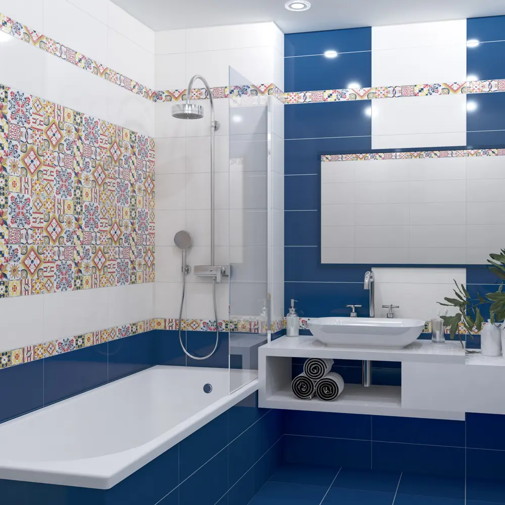 Фото 5 Декор настенный Azori «Festa Maiolica» 20.1x50.5 см разноцветный Фото 5 Декор настенный Azori «Festa Maiolica» 20.1x50.5 см разноцветный