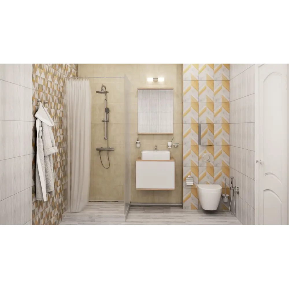 Фото 4 Тумба подвесная «Симпл 60» 1 полка 60x47x44.6 цвет швейцарский вяз Фото 4 Тумба подвесная «Симпл 60» 1 полка 60x47x44.6 цвет швейцарский вяз