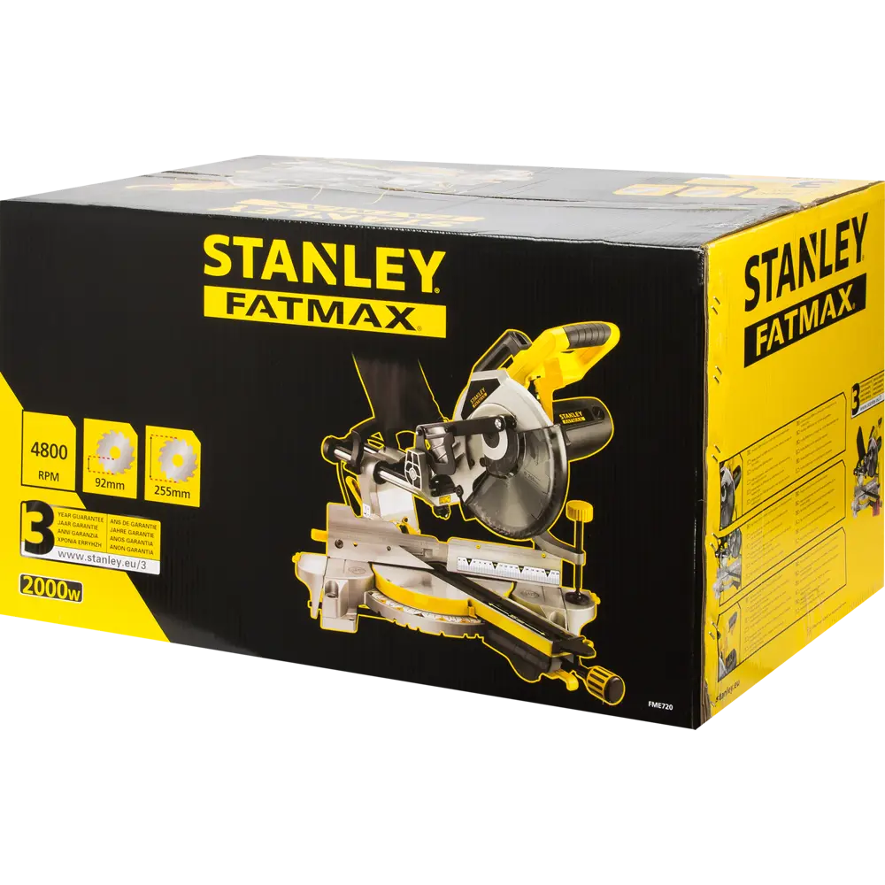 Фото 8 Торцовочная пила Stanley Fatmax FME720-QS, 254 мм, 2000 Вт Фото 8 Торцовочная пила Stanley Fatmax FME720-QS, 254 мм, 2000 Вт