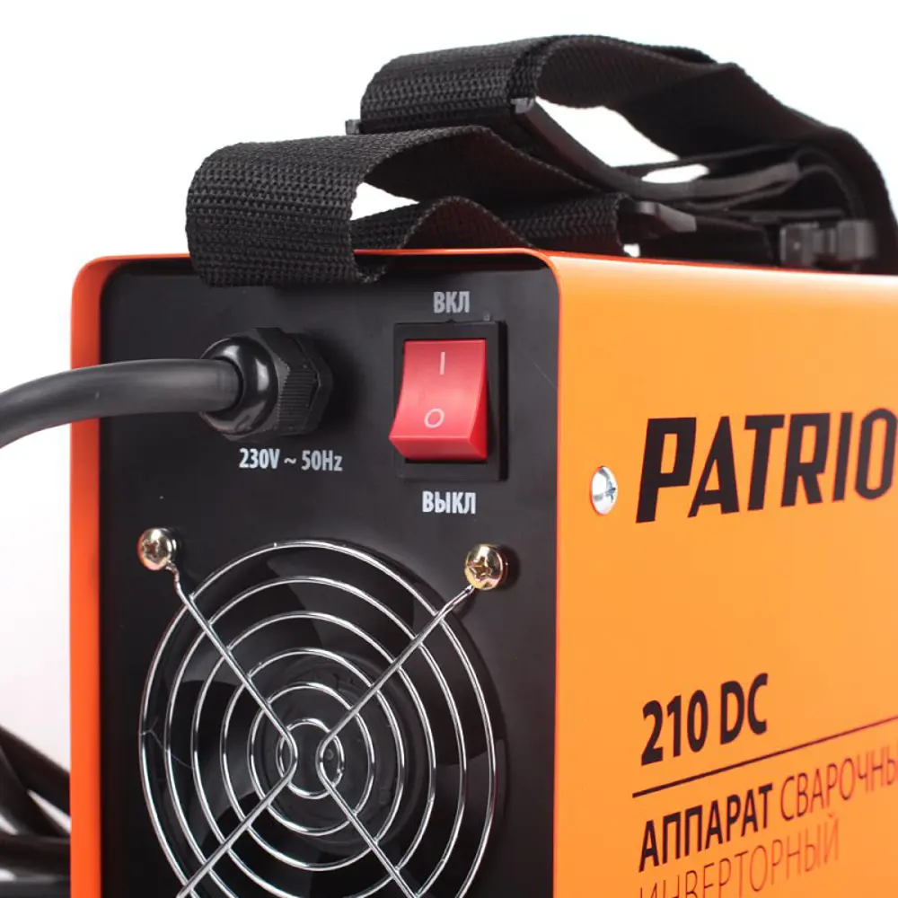 Фото 3 Сварочный аппарат инверторный Patriot 210DC MMA, 180 А, до 4 мм Фото 3 Сварочный аппарат инверторный Patriot 210DC MMA, 180 А, до 4 мм